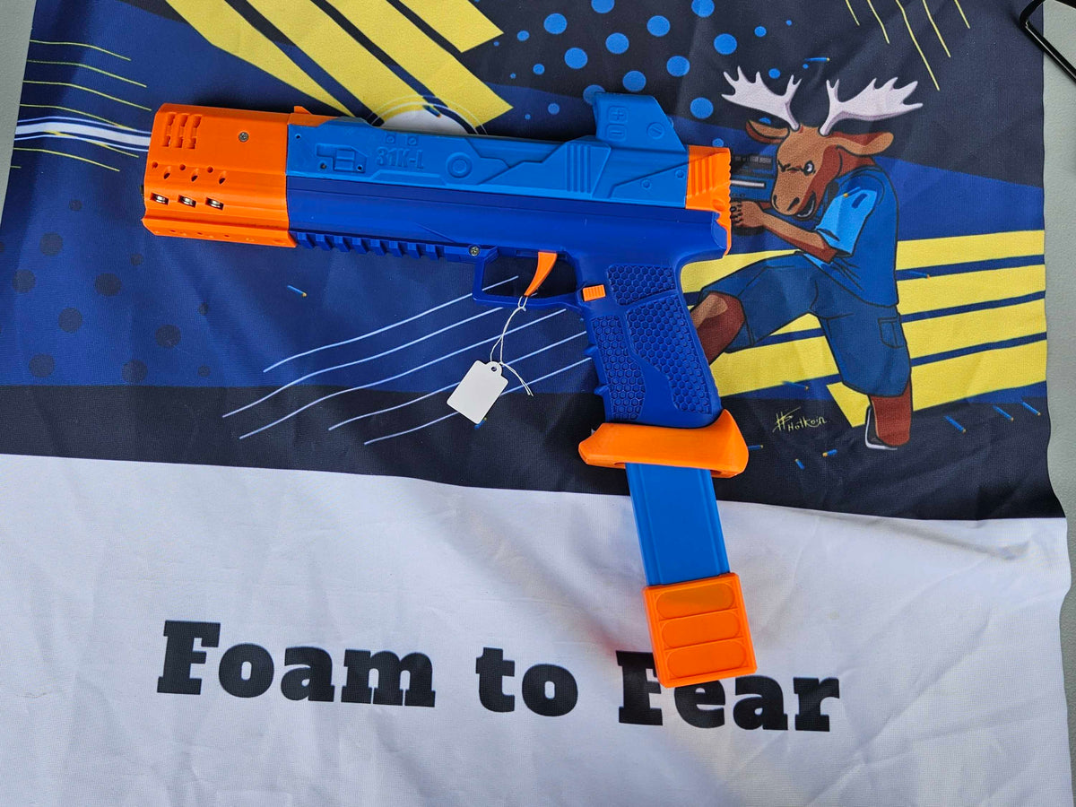 31K-L Blue/Blue Fake RMR Pre Built 18 Round Magazine