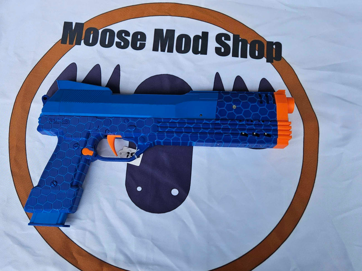 31K-A9 Robocop Auto 9 blue/blue hex Pre Built 10 round magaine