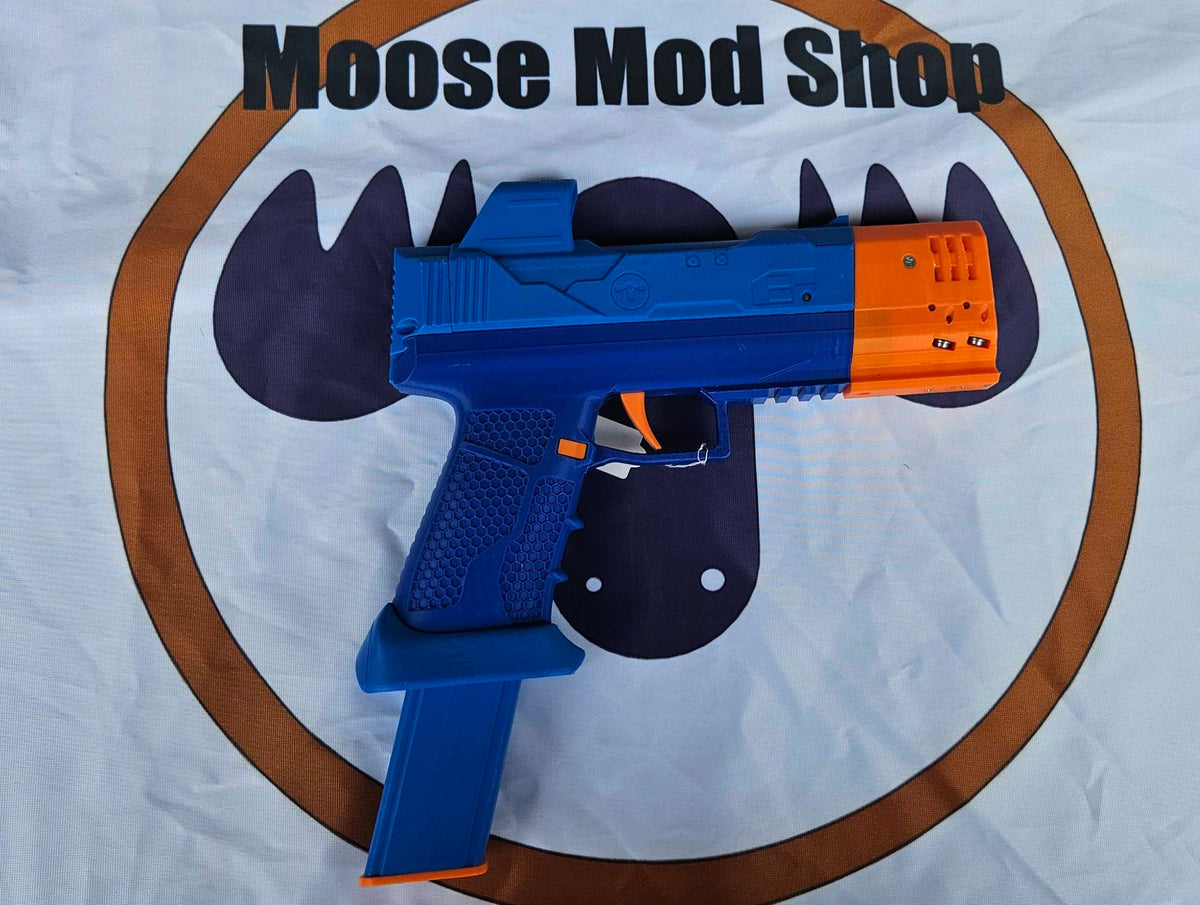 31K-M Blue/Blue Fake RMR Pre Built 13 Round Magazines
