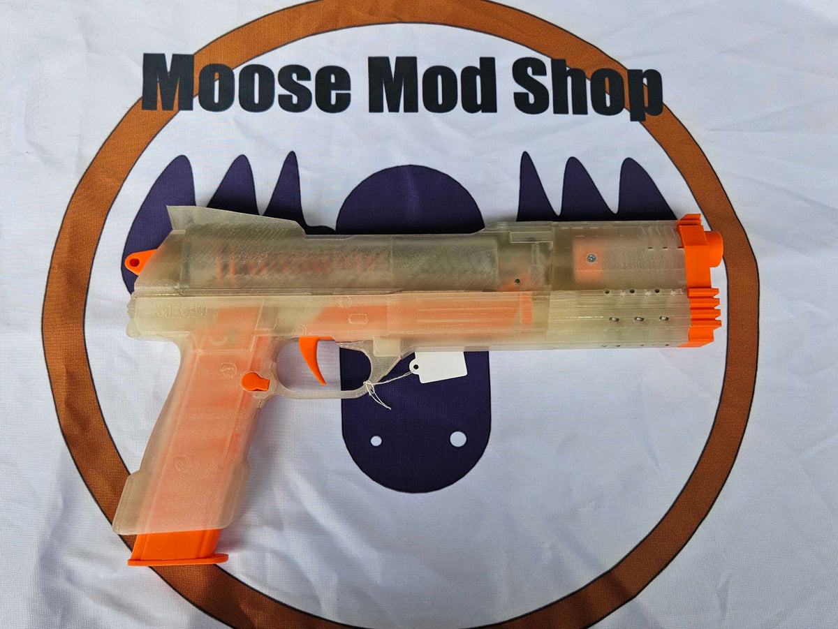 31K-A9 Robocop Auto 9 Clear/Orange Pre Built 10 round magaine