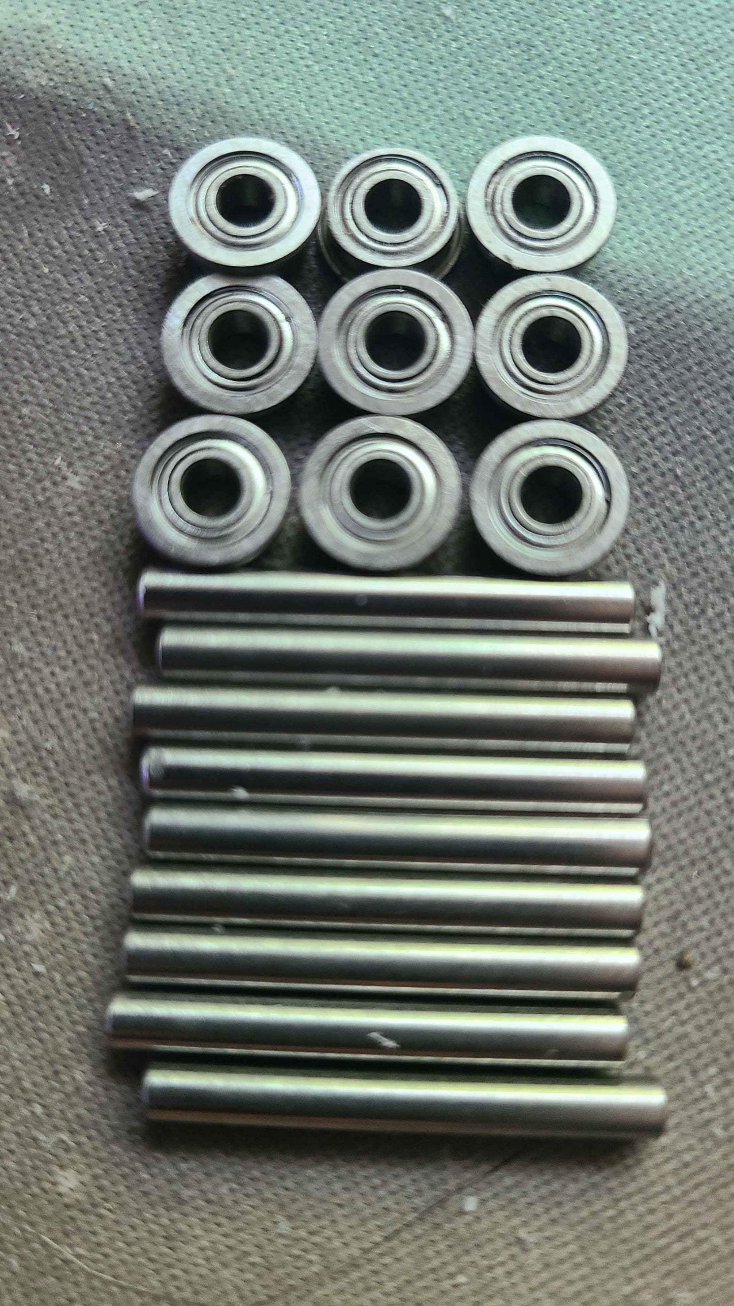Bearings and Pins for Moose Bite SBCAR