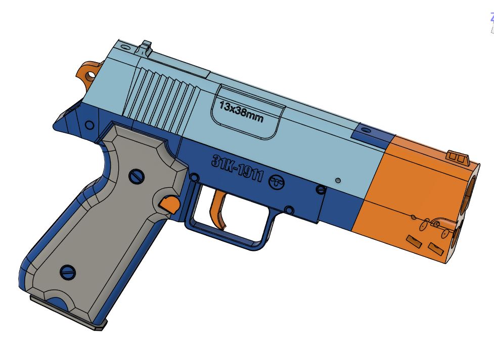 31K - 1911 style prop - 195+ FPS Completed Pistol