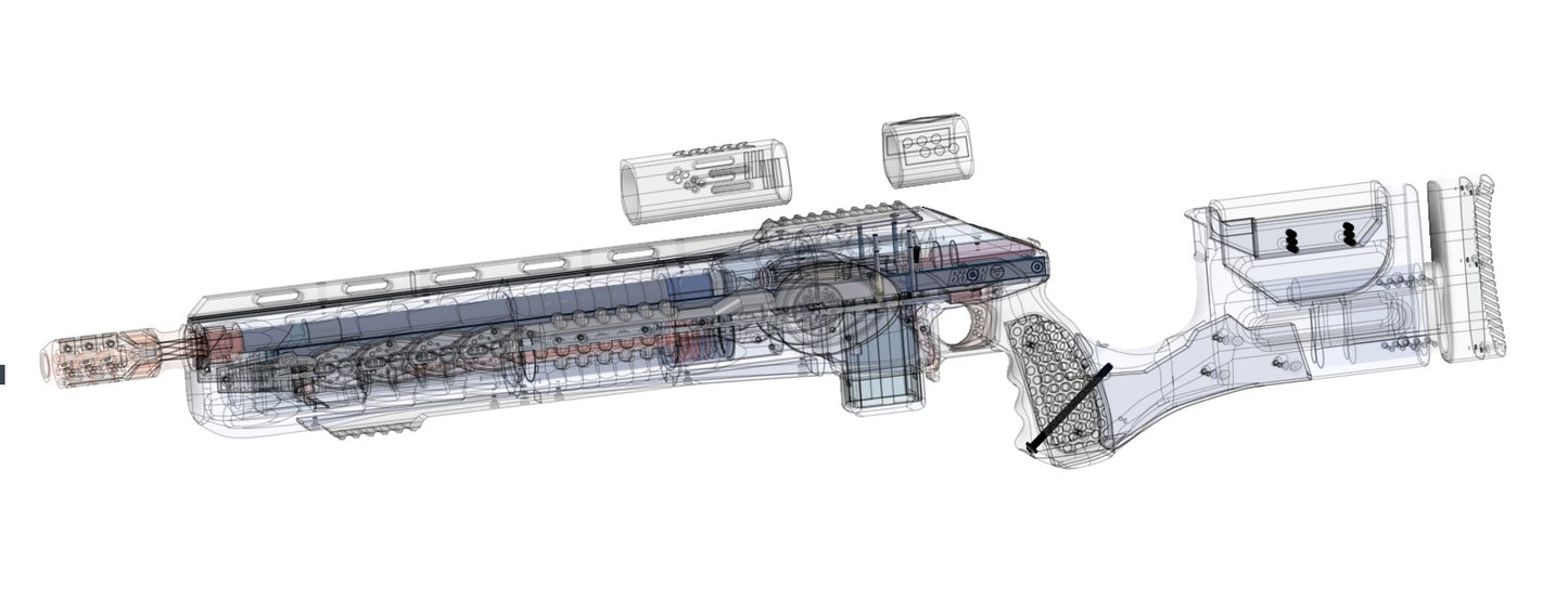 B34R Double Stack Bolt Action Rifle - Beta 5 Hardware 250+ FPS